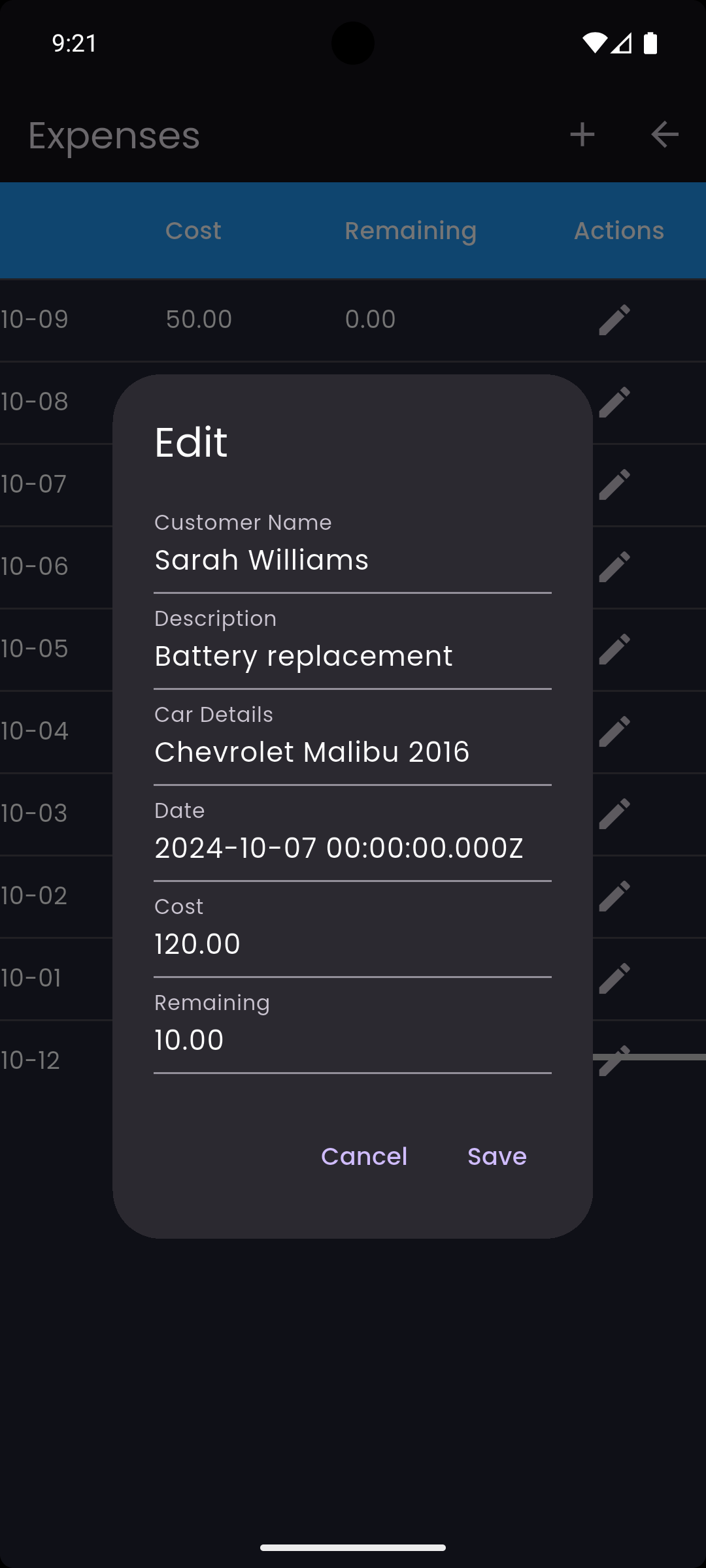 Rent Cars Screenshot 4